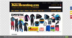 Desktop Screenshot of kite-boarding.com